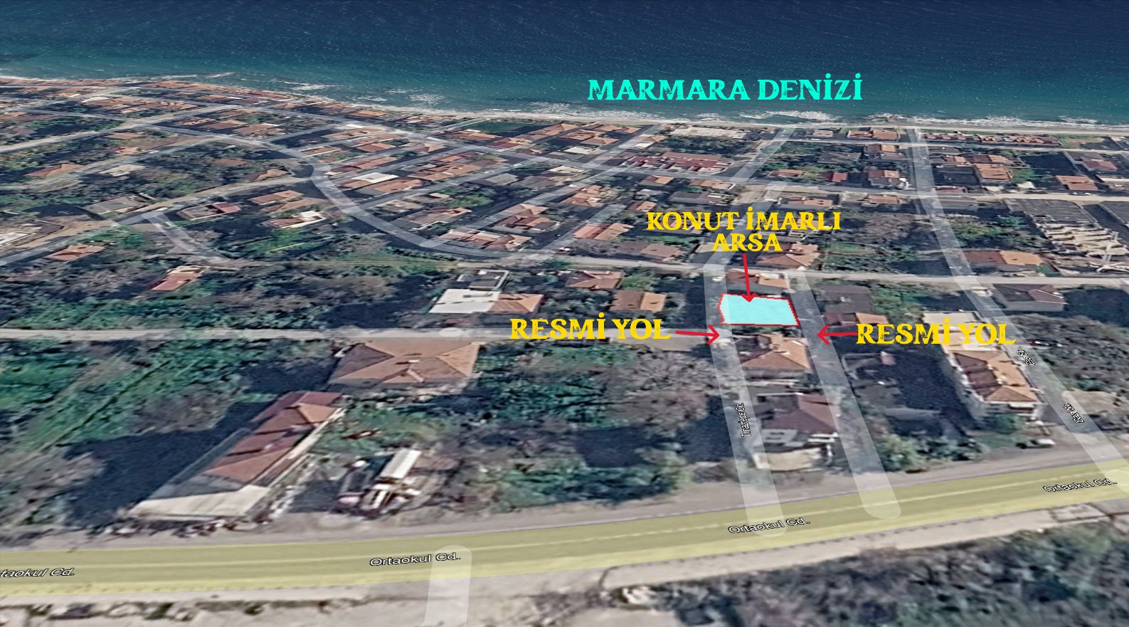 TEKİRDAĞ / BARBOROS MAHALLESİ DENİZ MANZARALI YATIRIM FIRSATI