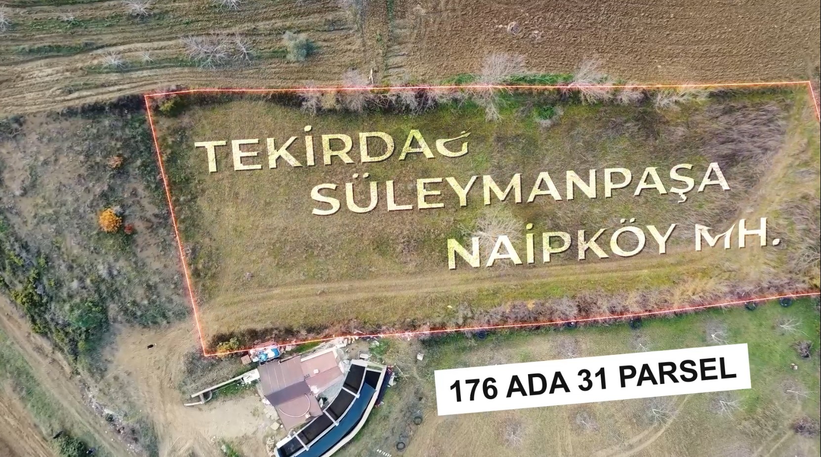 TEKİRDAĞ SÜLEYMANPAŞA NAİP KÖYÜNDE FIRSAT TARLA !